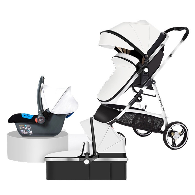 newber newbell stroller can sit and lie for children aged 0 to 3 two-way light folding stroller