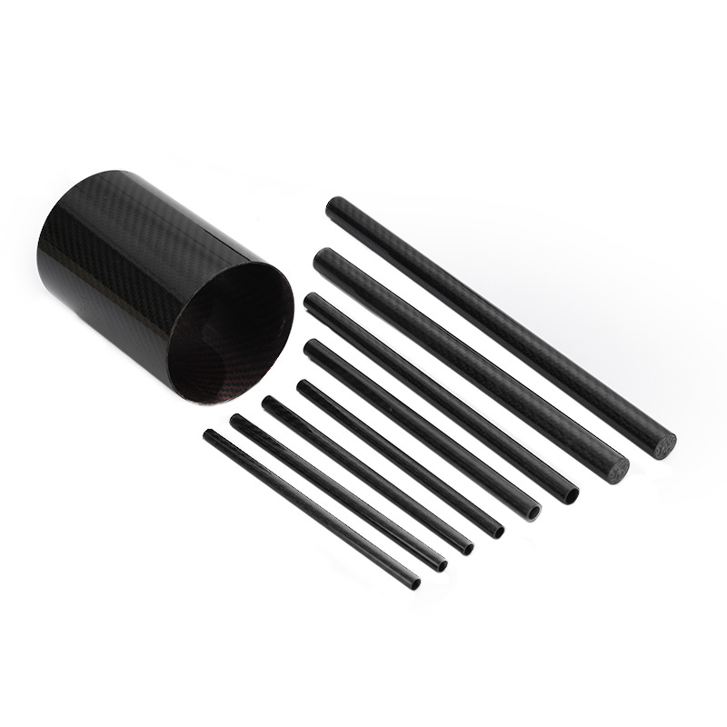 Factory Direct Supply 3K Matte Twill Carbon Fiber Round Tube High Strength Carbon Fiber Products Corrosion Resistant Carbon Fiber Tube