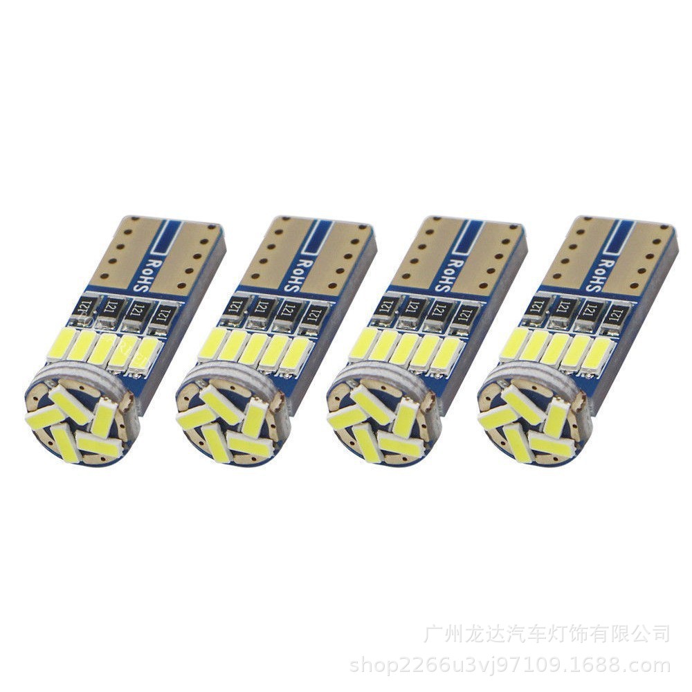 Cross-border dedicated decoding lamp T10 4014 15smd width indicator lamp highlight reading lamp car infinite lamp