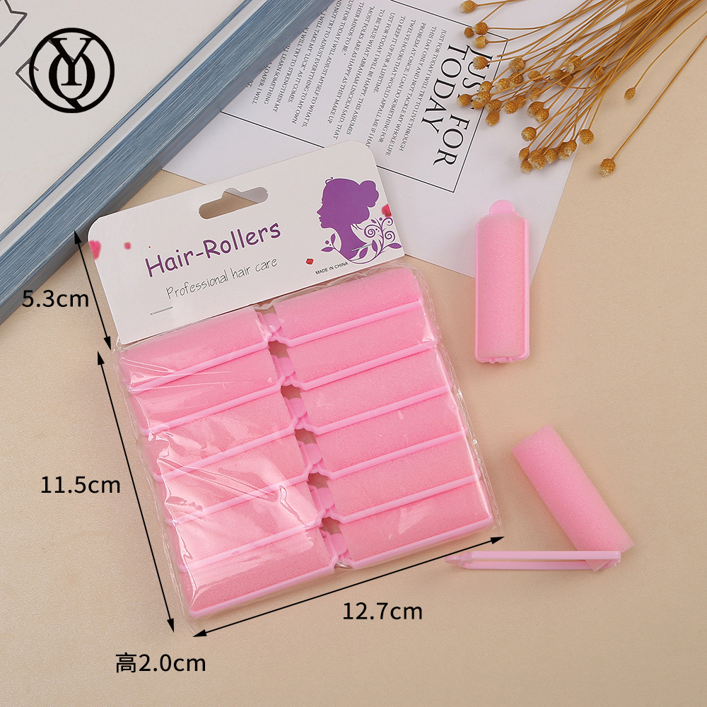 Customized Amazon No-Iron No-Heat Curling Iron Sponge Curling Iron Does Not Hurt Hair Sponge Curling Barrel Curling Sponge Stick