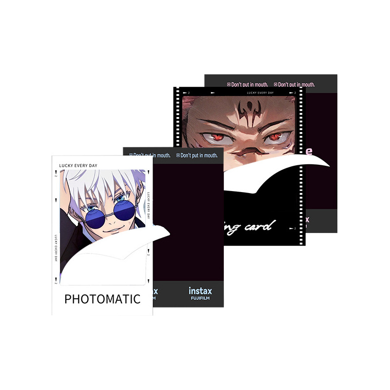 Customized Polaroid Tear-Off Cards, Love and Deep Space Blind Box, Celebrity Merchandise Cards, Qin Che, Gojo Satoru, Li Shen Pvc Transparent Cards