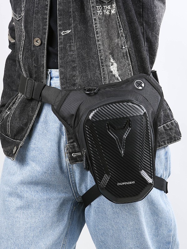 Fashionable Motorcycle Leg Bag, Riding Bag, Motorcycle Crossbody Bag, Men's Waist Bag, Outer Delivery Cross Bag, Riding Backpack, Waterproof