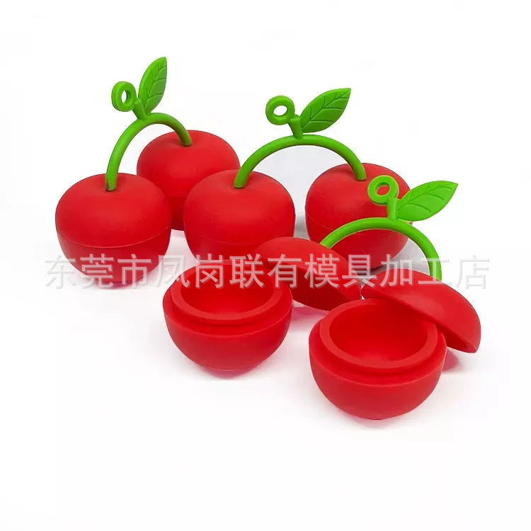 Factory spot 10ml cute cherry silicone smoke paste box storage box sealed silicone box