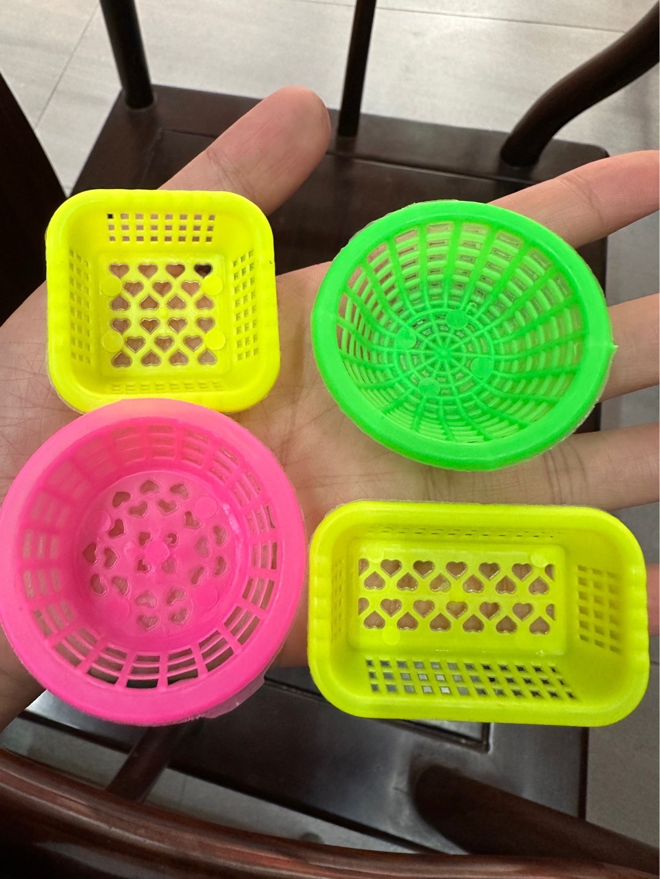 Children's Toys Mini Kitchen Kidsren's Play House Small Toys Plastic Small Basket Vegetable Basket Food Accessories Gifts