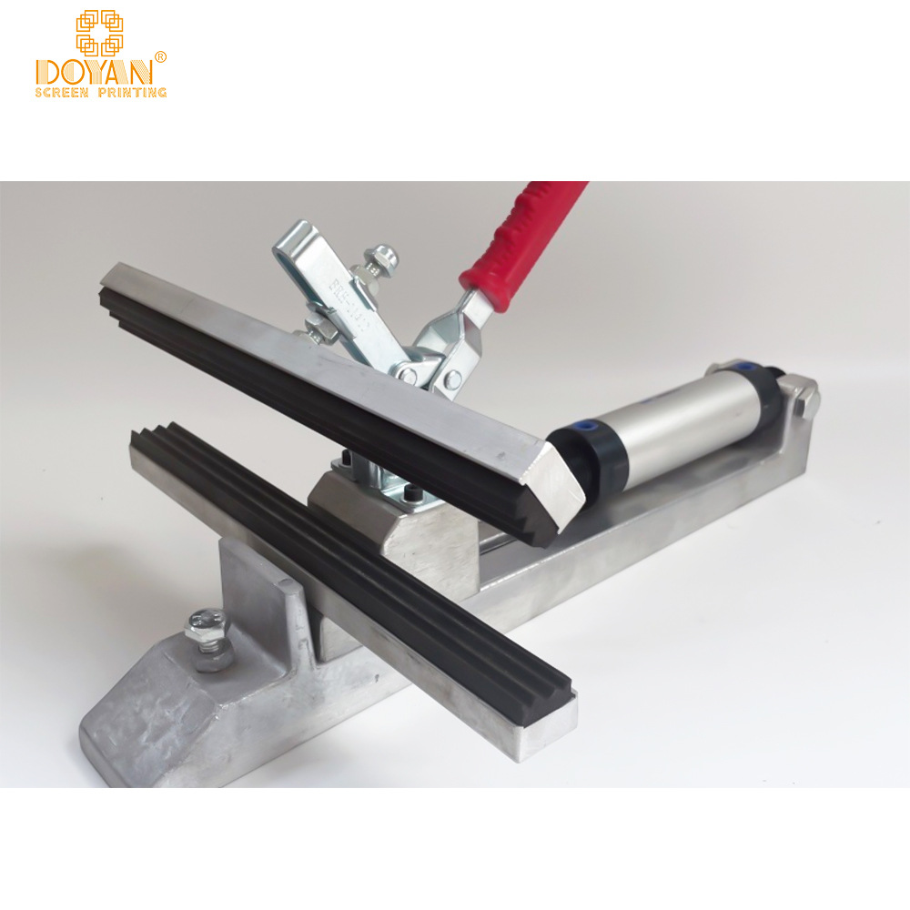 Duyang Screen Printing Stretch Mesh Head Pneumatic Mesh Puller Mesh Pulling Machine Pneumatic Mesh Clamp