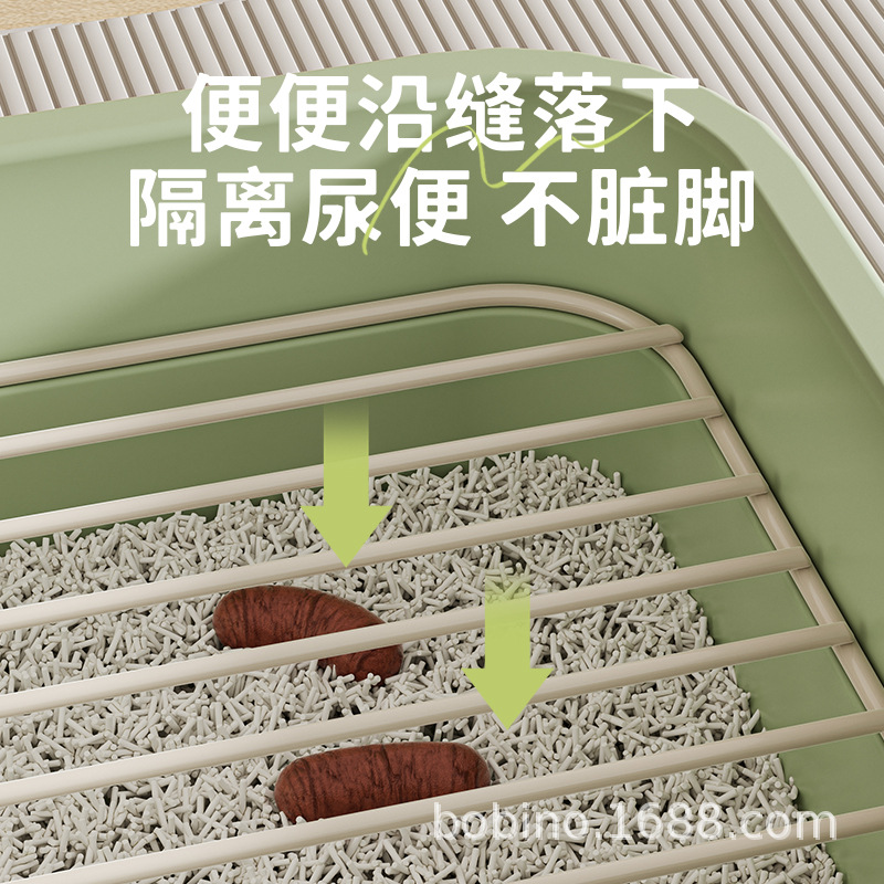 Factory Direct Sales, Cross-Border Popular Large-Sized Easy-To-Clean Dog Toilet with Grid Partition to Prevent Dirty Paws, Specially Designed for Small and Medium-Sized Dogs