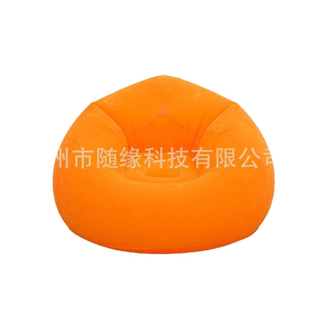 New Inflatable Sofa Single Lazy Sofa Chair Foldable Outdoor Casual Bean Bag Thick Sofa Bed Cross Border in stock