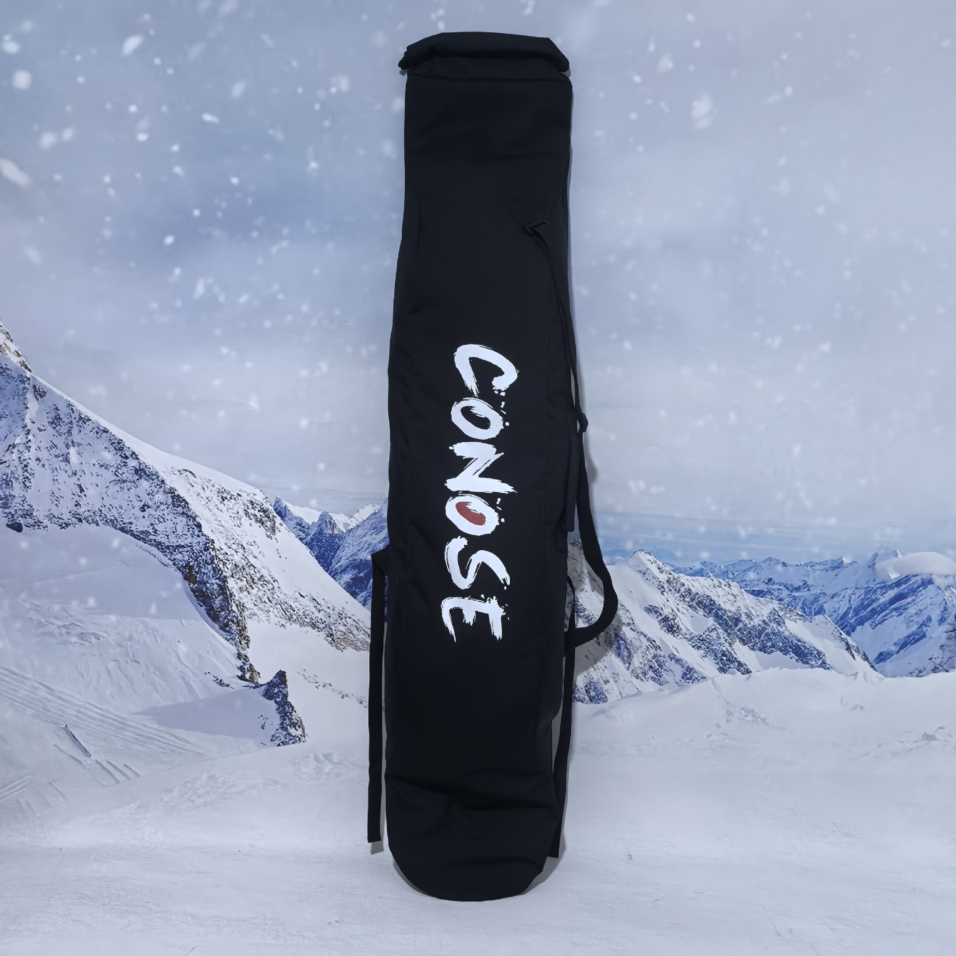 Flamingo Snowboard Cover One-Shoulder Snowboard Dumpling Leather Backpack Ski Bag Color Matching Skateboard Storage Bag Snowboard