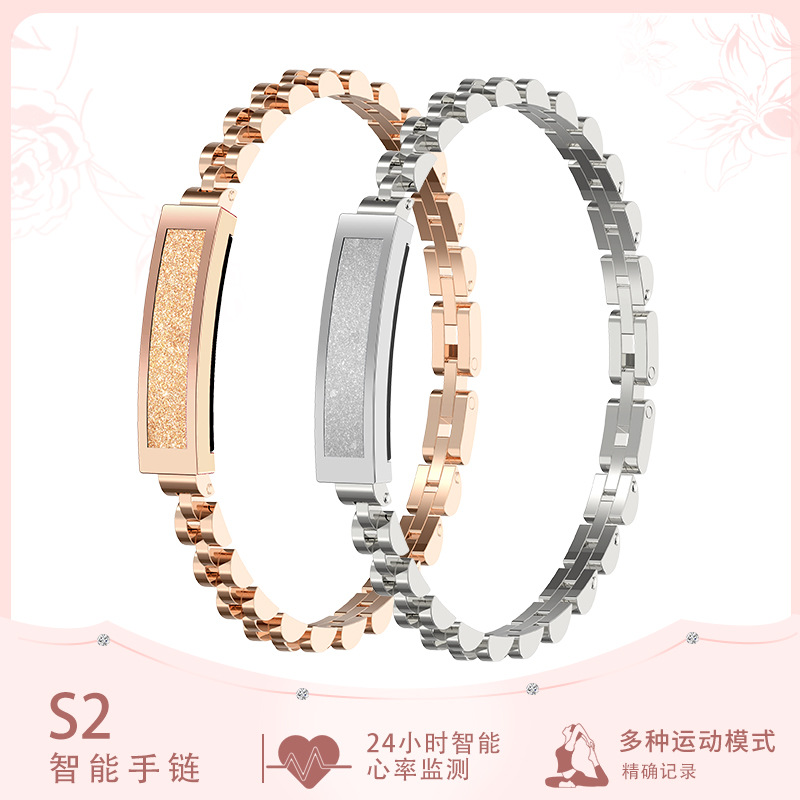 Умный браслет Cross-border S2 для женщин, контроль сна, сердечного ритма, уровня кислорода, жестовое управление, фото, ниша, люкс, продвинутый