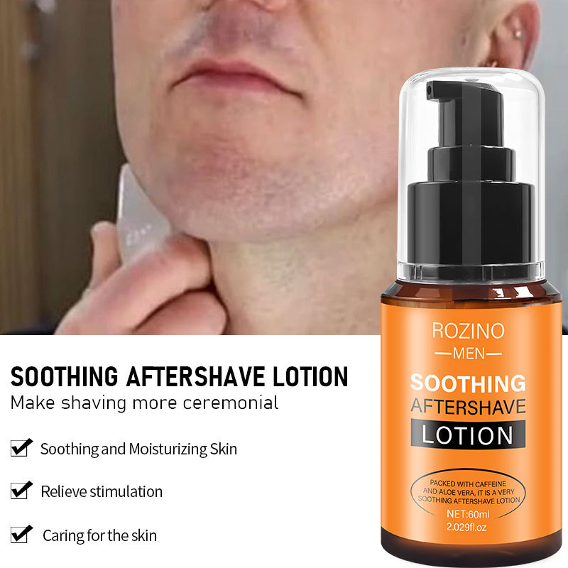 Full English aftershave beard care lotion ROZINO moisturizing and hydrating men's cross-border foreign trade factory direct sales