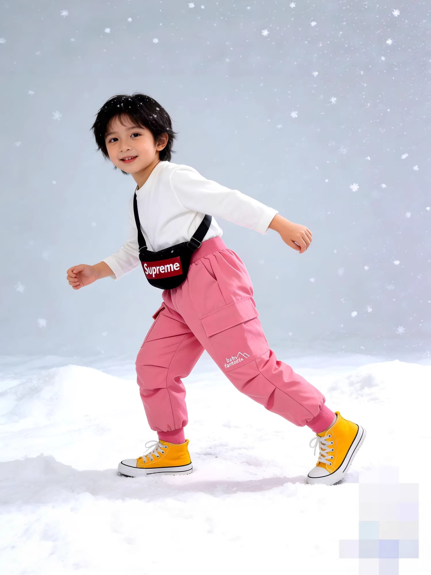 New National Standard 90% White Duck down Children's down Pants for Young and Older Children, Boys and Girls, Thickened for Cold Protection, Warm and Waterproof for Outdoor Wear