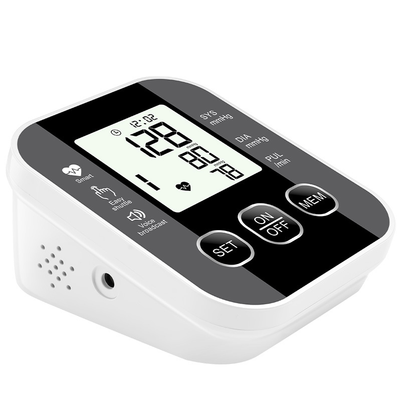 Sphygmomanometer Home Foreign Trade English Voice Broadcast USB Plug-in Upper Arm Automatic Measurement Electronic Blood Pressure Meter