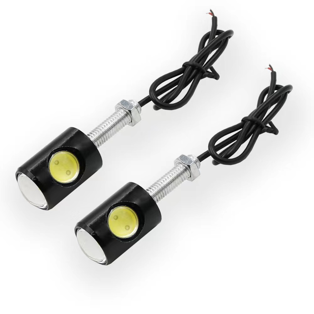Car and Motorcycle Led License Plate Light Lens Double Light High Power Screw Light Decorative Light Reversing Light Multi-Purpose