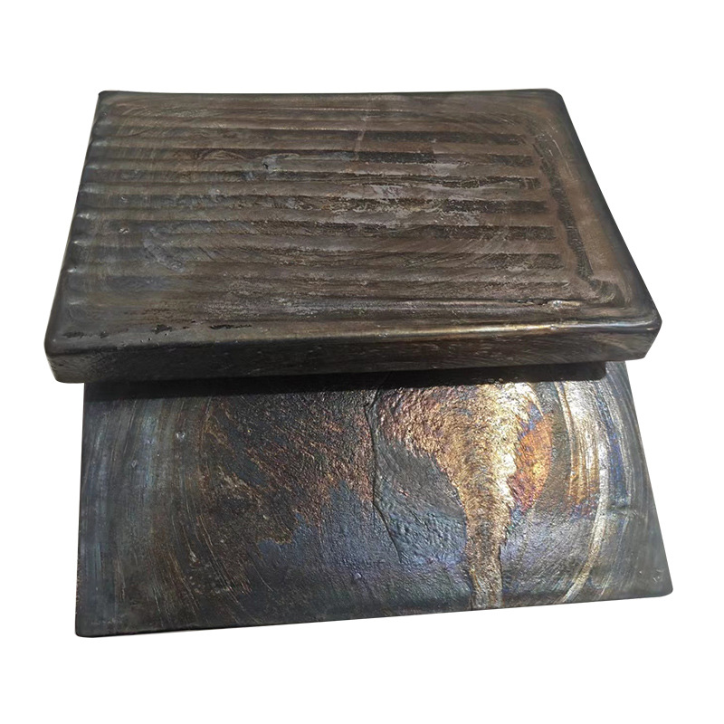 High Temperature Resistant Hexagonal Cast Stone Plate with Grooves, Rolled Microcrystalline Cast Stone Plate, Hexagonal Cast Stone Plate