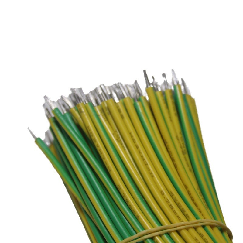 The pure copper power cabinet with yellow and green grounding wire is connected to the grounding wire 1/1.5/2.5/4/6/10 flat