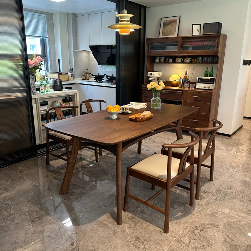 North American Black Walnut Wood Board Whole Board Log Dining Table Computer Table Bar Panel Solid Wood Table Panel Special-shaped Table Panel