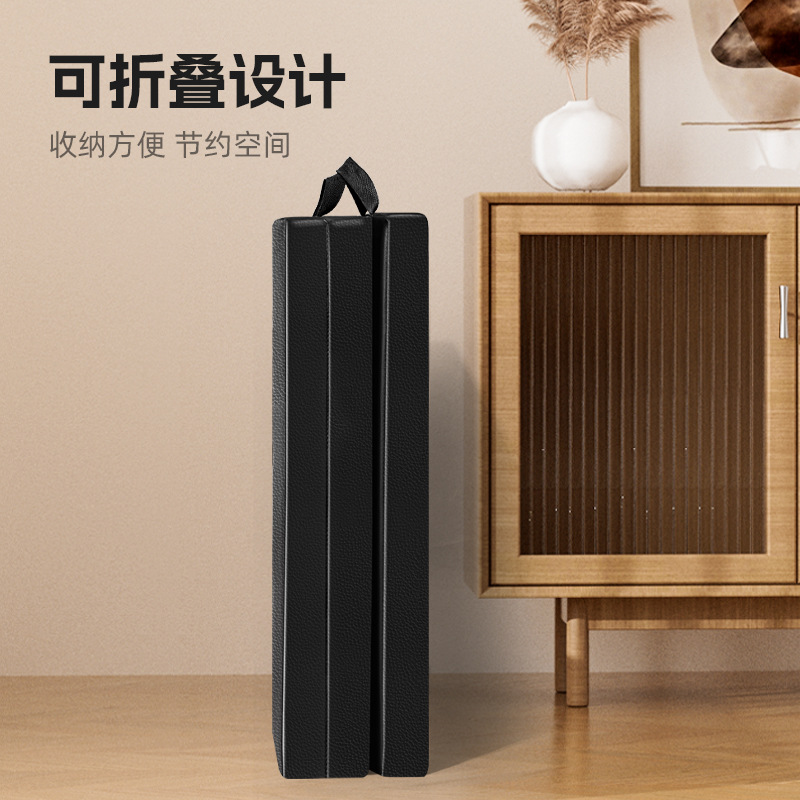 Foreign trade PVC leather tri-fold fitness mat padded mat yoga fitness multifunctional dance exercise gymnastics mat wholesale