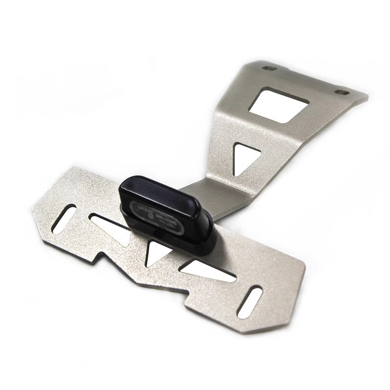 Suitable for Honda Crf300L Motorcycle Short Tail License Plate Holder License Plate Holder with Rear Tail Light Holder Modification Parts