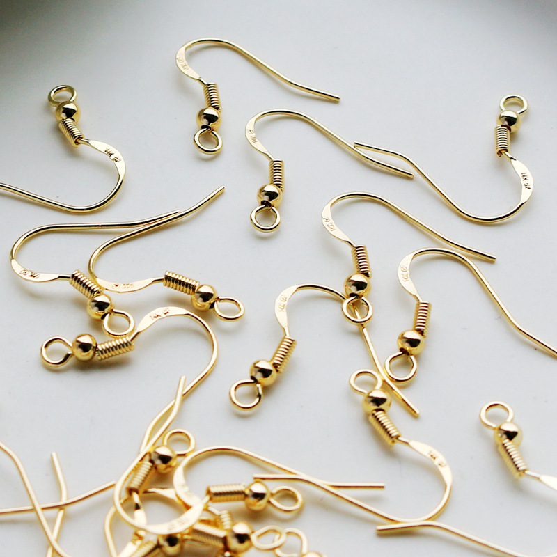 Copper Plated Ear Hook DIY Handmade Ear Hook Earrings Ear Accessories Semi-finished Material Earrings Earrings Ear Accessories