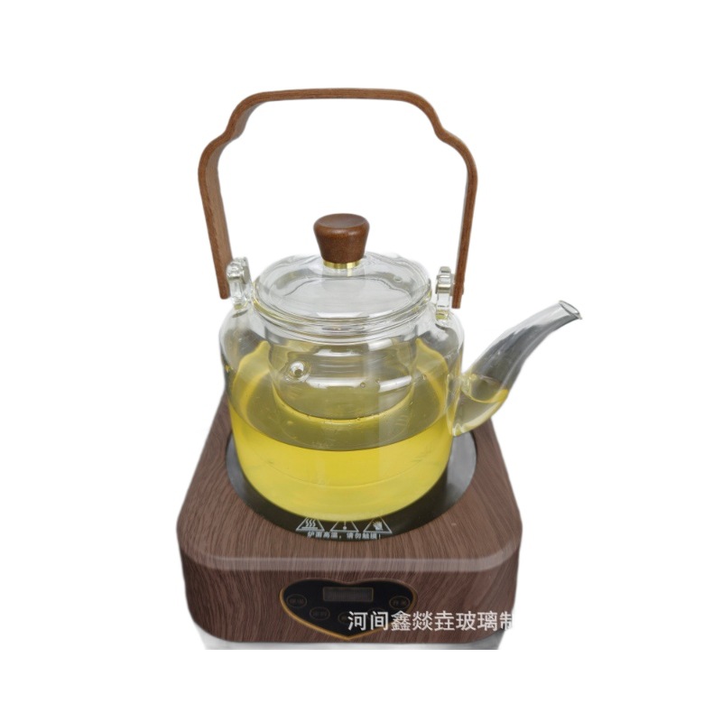 Glass Teapot Suitable for Open Flame and Electric Ceramic Stove, 2025 New Model, High-Temperature Resistant, with Handle, Kettle for Boiling Water, Health-Preserving Tea Utensil
