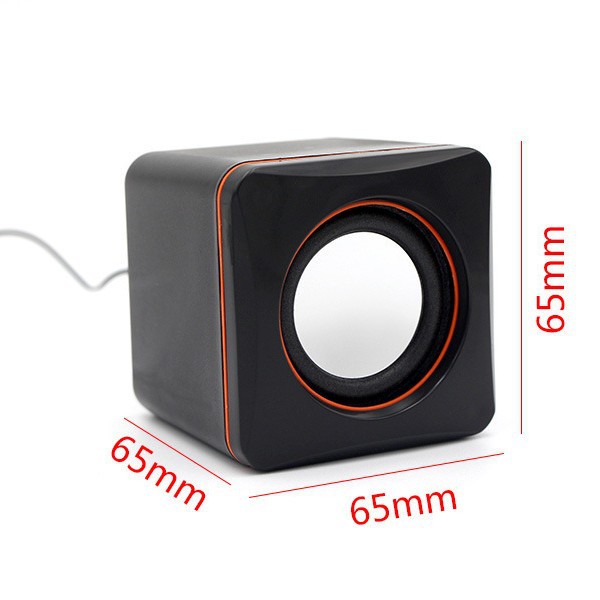 Cross-Border D-02A Mini Computer Speaker USB Subwoofer Audio Multimedia Portable Stereo Speaker