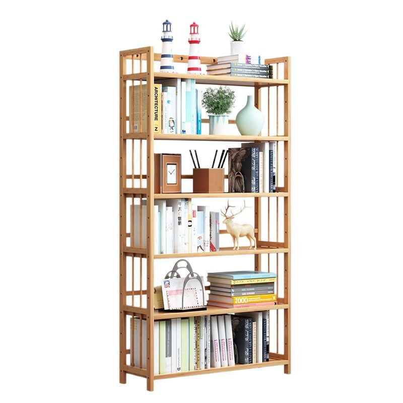 Simple Household Storage Rack Bookshelf Floor-Standing Storage Rack Study Office Kidsren's Student Bookcase Living Room Assembly