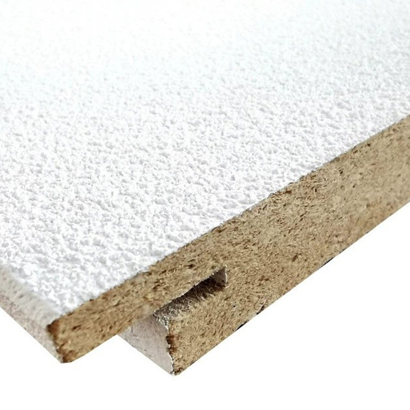 Tooling building ceiling sandblasting mineral wool sound-absorbing board concealed concealed insertion grade sandblasting mineral wool sound-absorbing factory direct supply