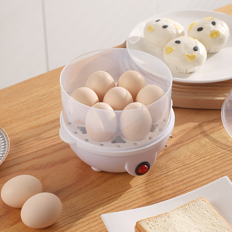 Factory Egg Steamer Breakfast Machine Egg Cooker Multifunctional Stainless Steel Egg Machine Anti-Dry Burning Kitchen Appliances Gifts