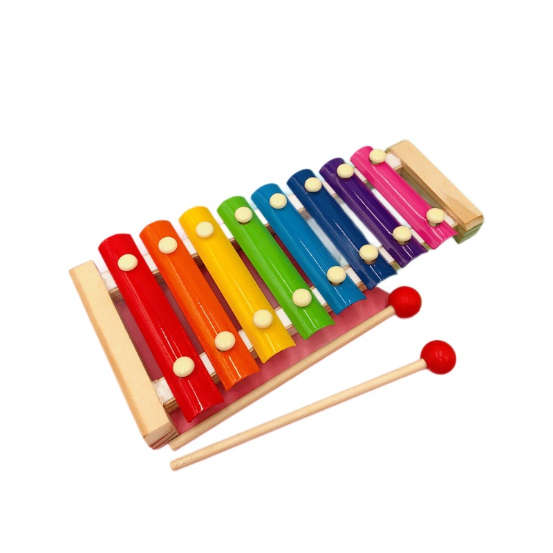 Eight-Tone Xylophone, Xylophone Player, Xylophone, Baby Toy, Orff Percussion Instrument, Educational Early Education Music, Montessori Early Education
