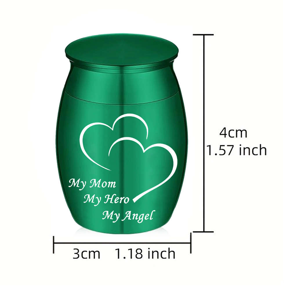 Cross-Border New Product Commemorative Pet Urn for Loved Ones, Aluminum Alloy Urn, Funeral Supplies, Sealed Urn