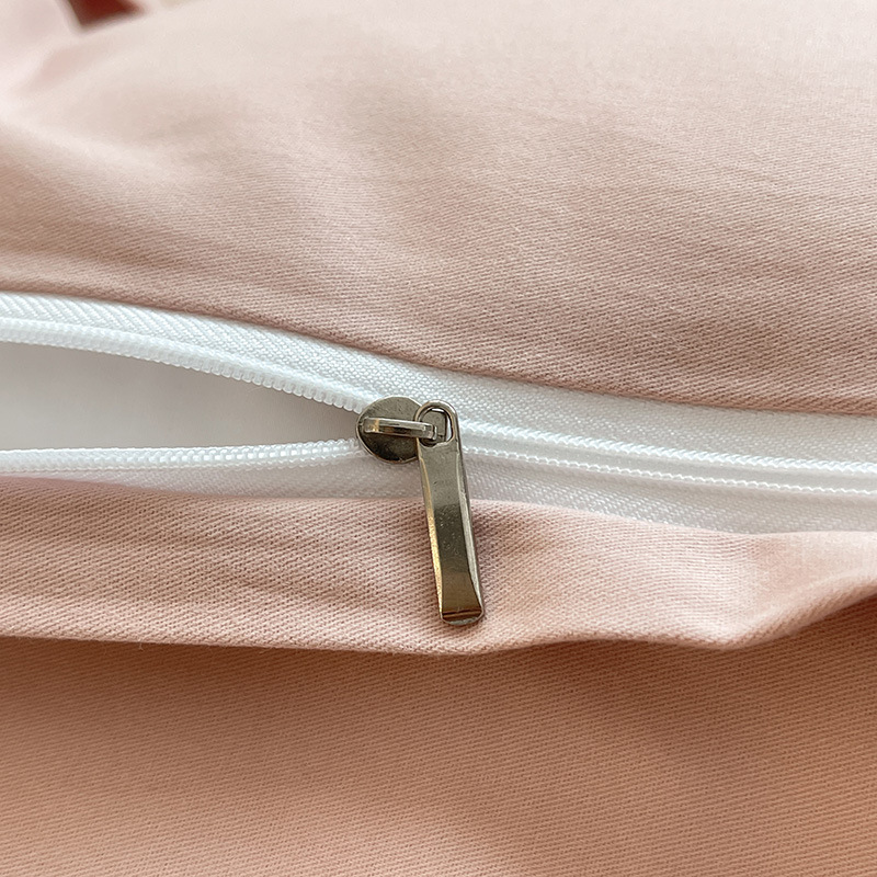 Autumn and Winter Category a Maternal and Infant Grade Thickeneded and Warm Four-Piece Set of Pure Cotton Accessible Luxury Style Digital Printed Wide-Brimmed Style