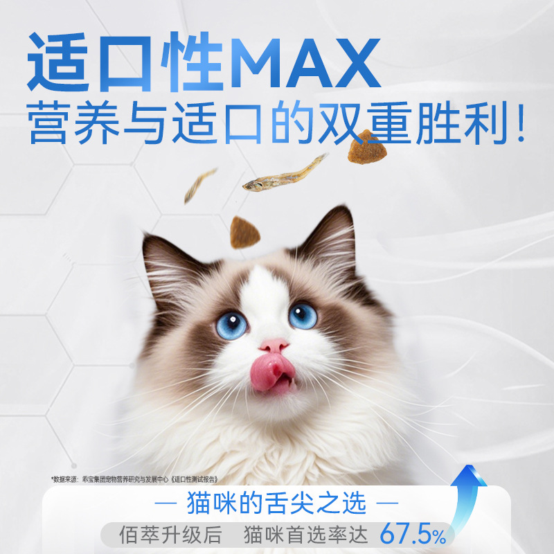 In Stock: Mcfoodie Cat Food for Adult Cats, Anchovy Complete Nutrition for Kittens, Baicui Hair Care 10kg Cat Food Manufacturer