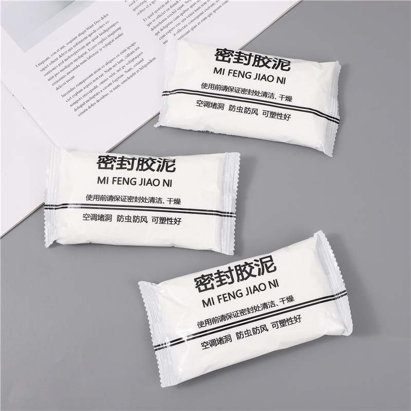 Sealing Mastic Pure White Household Waterproof Leakage Stopping Air-conditioning Hole Sealing Mud Cave Mastic Clay Blocking Wall Hole Mastic