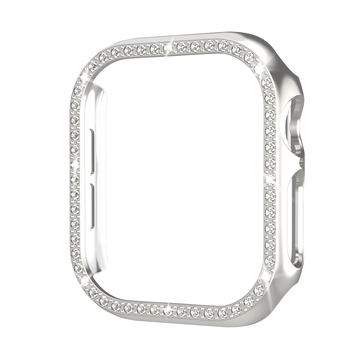 For Apple S10 single drill case Apple watch diamond hollow protective cover 42/46MM with drill frame