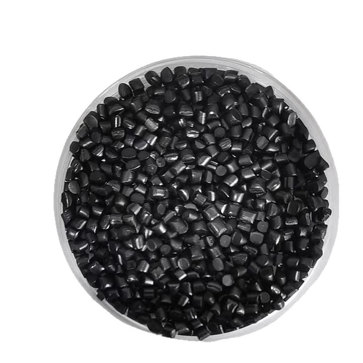 Black Masterbatch for Tubes and Sheets, Universal Material for Blown Film, Injection Molding, Granulating, Carbon Black, High Color Coverage, Color Adjustment