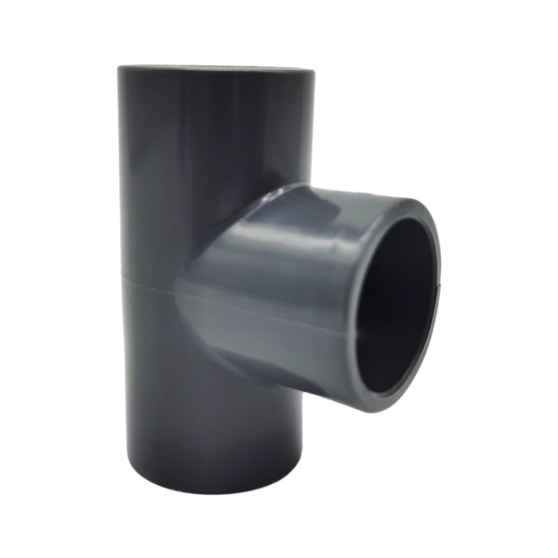 PVC tee 6 minutes 1 inch plastic water supply fittings