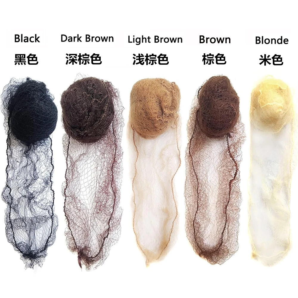 High-Elasticity Invisible Hair Net for Cross-Border Dancers, Ultra-Fine Wig Hair Net for Bun Hairstyles