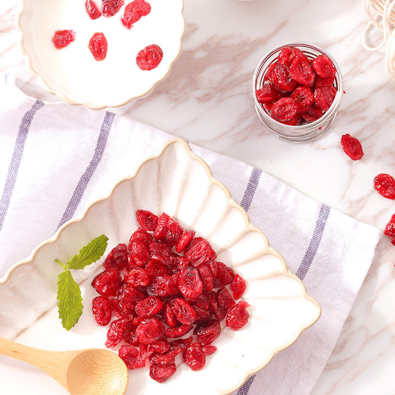 [Three Squirrels Cranberry Dried 100 g/Bag] Candied Fruit Dried Baking Special Leisure Snacks