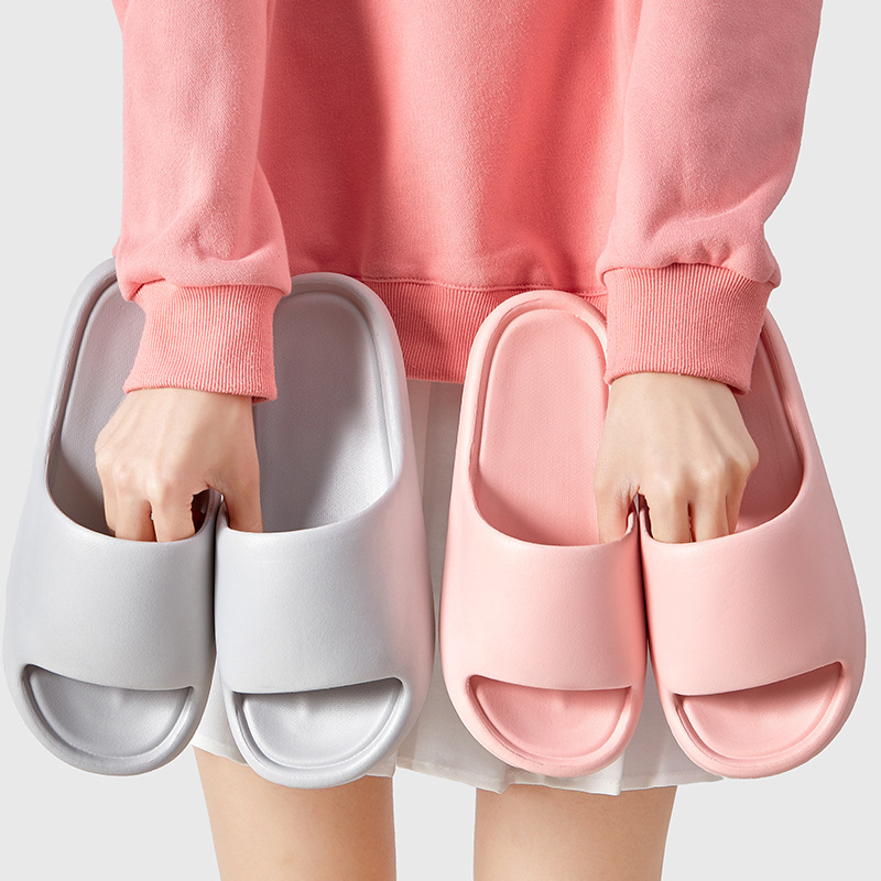 2026 New Style Home Slippers for Women, Eva Bathroom Shower Indoor Household Non-Slip Slippers with a Soft Cushioning Feel, Summer Men's Sandals