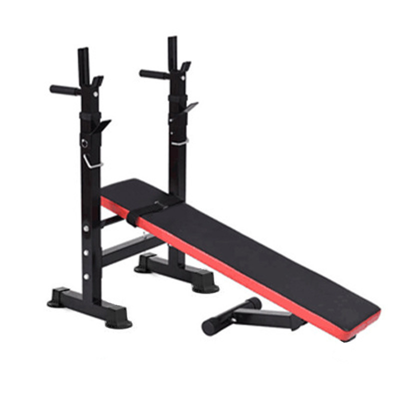 Multifunctional folding bench press weight bench barbell bed barbell rack bench press squat rack