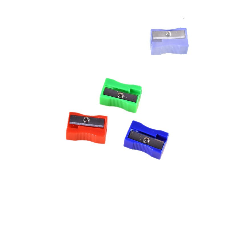Single Hole Small Square Pencil Sharpener Small Pencil Sharpener Pencil Sharpener Primary School Student Stationery Wholesale Kindergarten Small Prizes