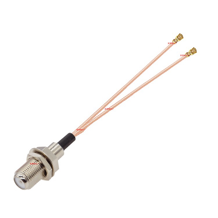 F Female to 3×Ipex Splitter 1St Generation U.Fl Antenna Rf Cable Rg178 Extension Wifi Connection Cable Jumper