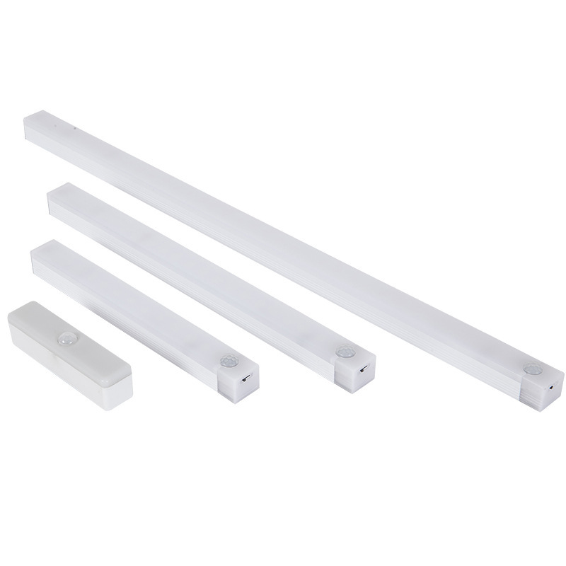 Cross-Border Smart Led Strip USB Rechargeable Human Body Sensor Night Light Cabinet Entrance Magnetic Night Light Wholesale
