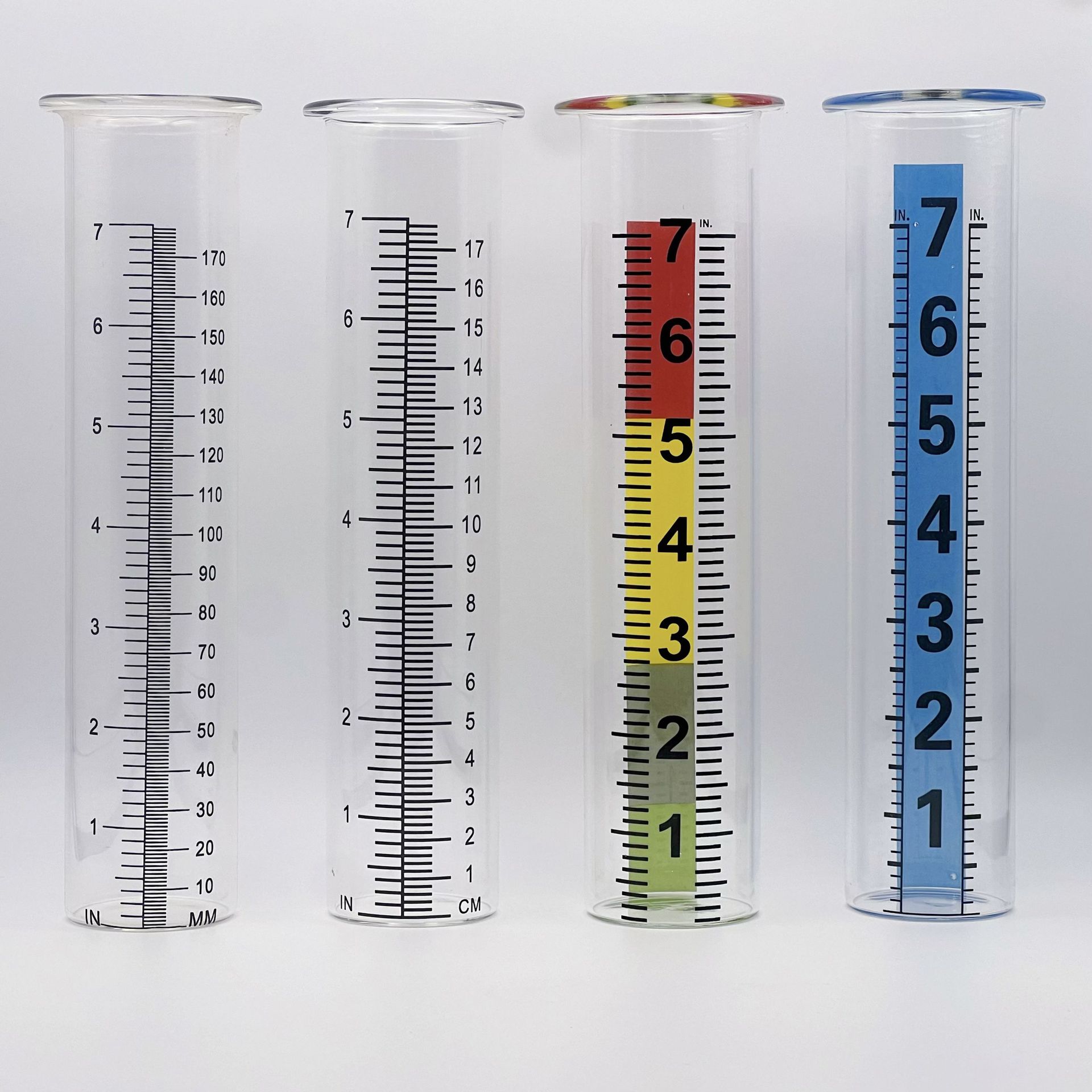 Популярный дождемер на Amazon, уличный дождемер, стеклянная прозрачная пробирка, морозостойкий и трещиностойкий дождесборник