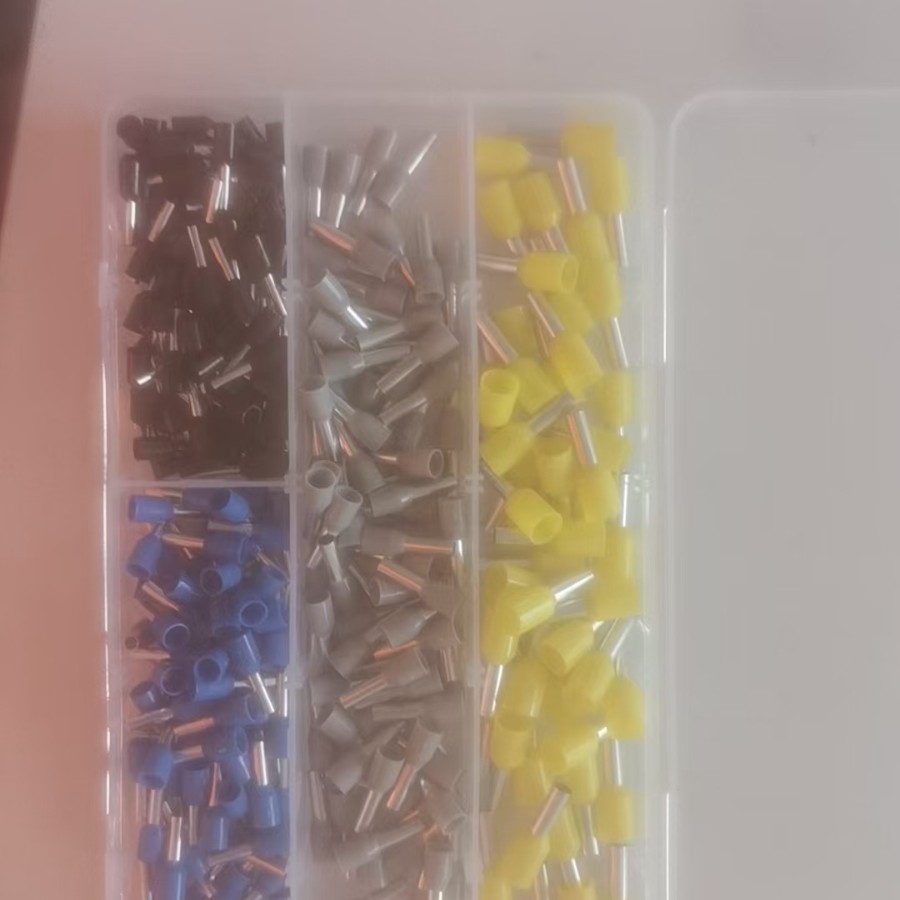 Factory Direct Sales Ve Boxed Terminals 800Pcs 1200 Wire Crimping Nose Copper Nose Ve1008 1508 Terminals