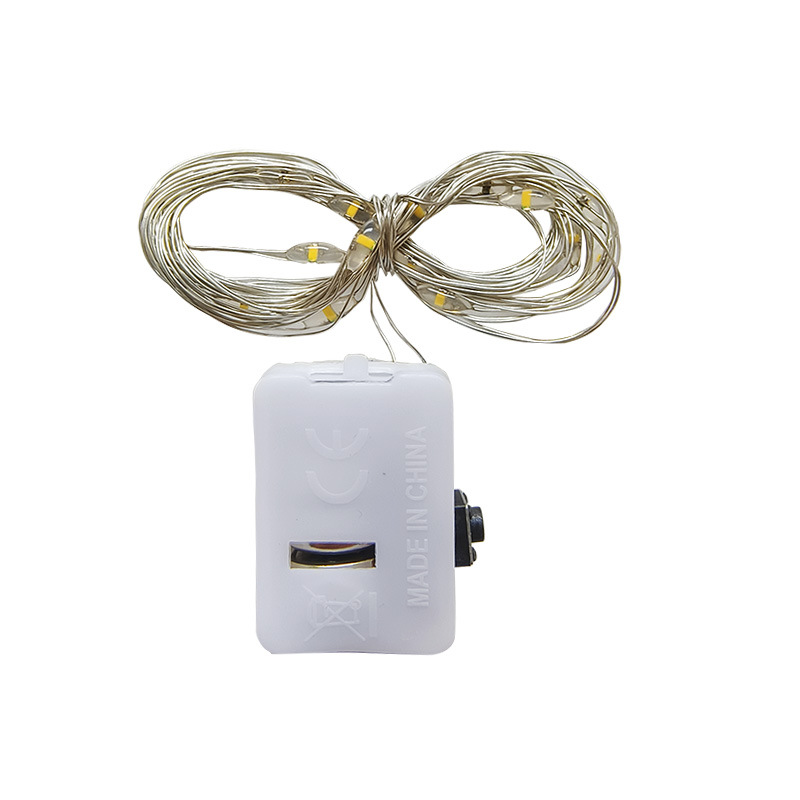 Led light string atmosphere gift box decorative light string bouquet atmosphere small light string 1 meter lights with battery box light string wholesale