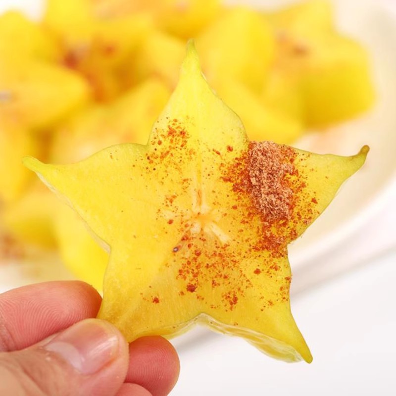 Dried Star Fruit from Zhangzhou, Fujian, Fresh Seasonal Red Dragon Star Fruit with Free Shipping