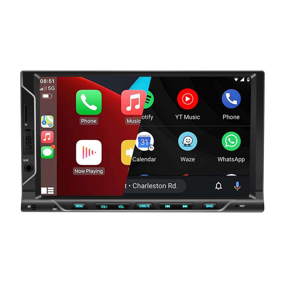Cross-border card Radio 7-inch universal machine Carplay & Android auto HD car mp5 player