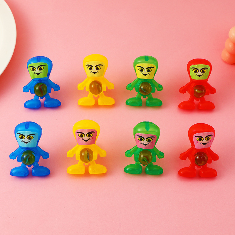 Pinball Superman Transmitter A Warrior Assembled Transforming Robot Police Children Assembled Model Toys Small Gift