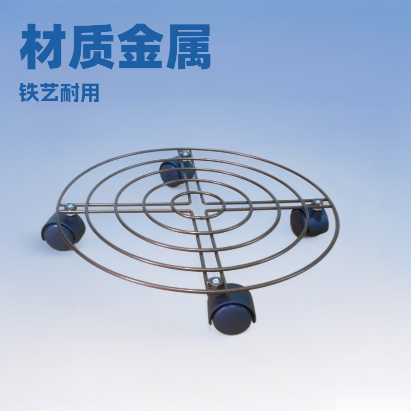 Factory Direct Sales with Brake Wheels FD270 Black/white, Green Bronze Mobile Flower Stand, Wooden Barrel Tray Rack 60pcs/pcs